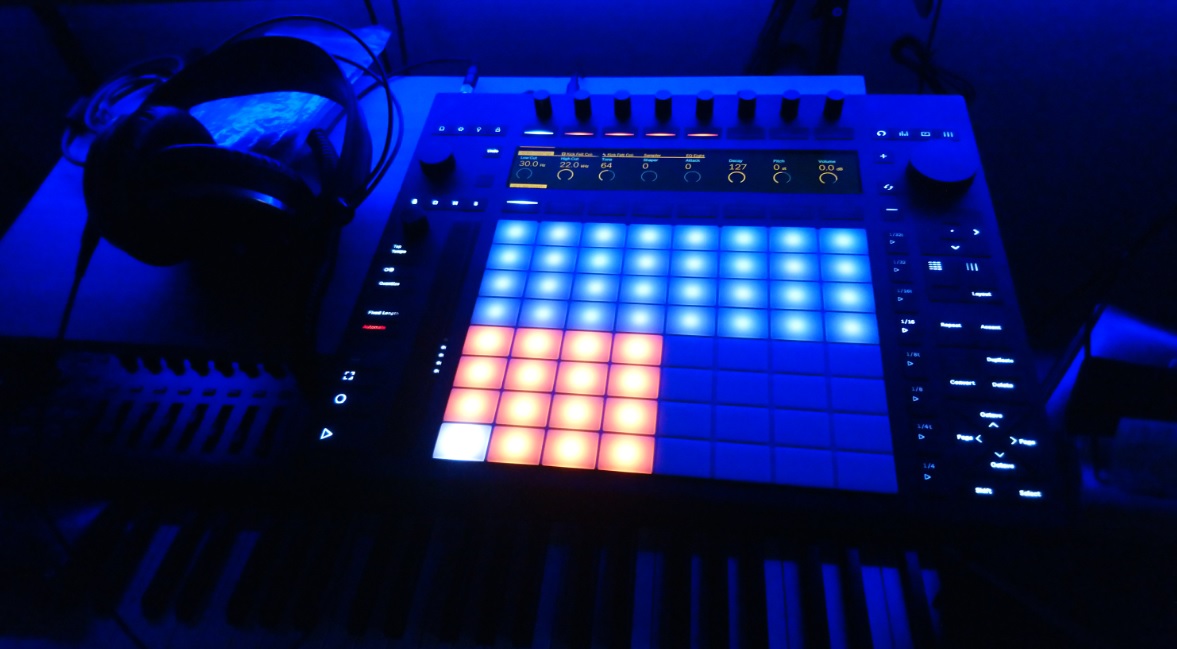 Ableton Push 3, baterías expresivas con MPE Hispasonic